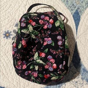 Vera Bradley Floral Black lunch bag